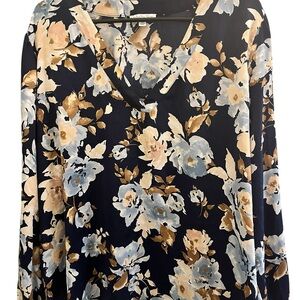 Ophelia Roe V Neck Blouse 1x